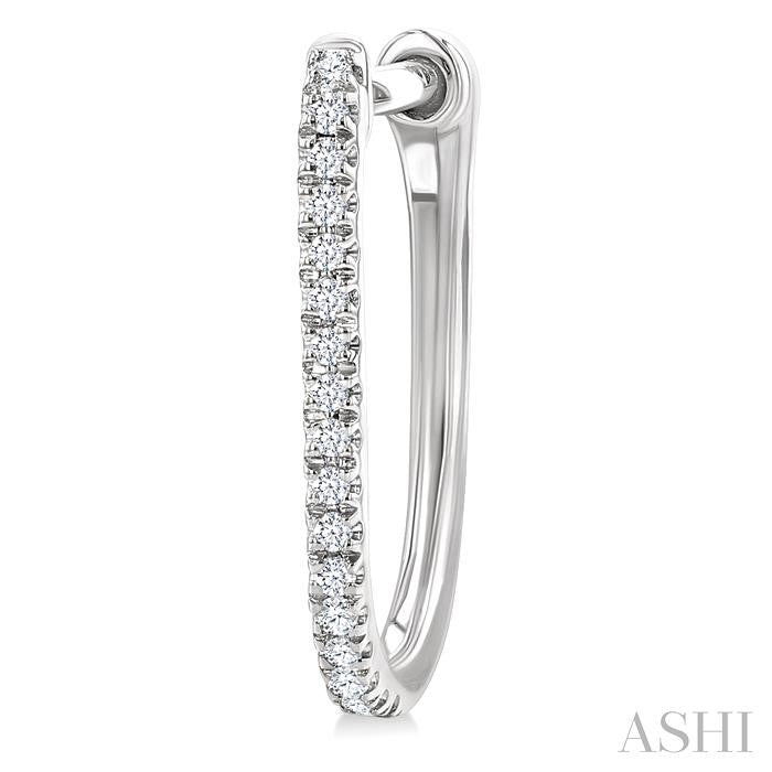 Diamond Hoop Earrings