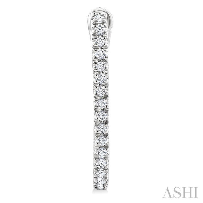 Diamond Hoop Earrings