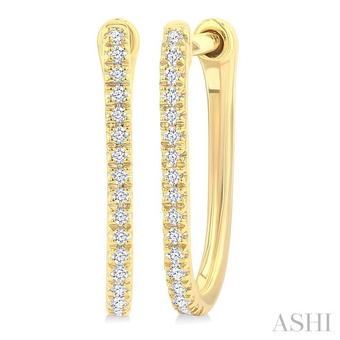 Diamond Hoop Earrings