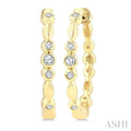 Diamond Fashion Hoop Earrings