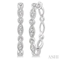 Diamond Hoop Earrings