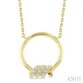 Twine Circle Diamond Fashion Pendant