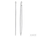 Inside-Out Diamond Skinny Hoop Earrings