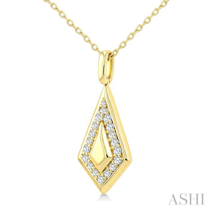 Kite Shape Diamond Fashion Pendant