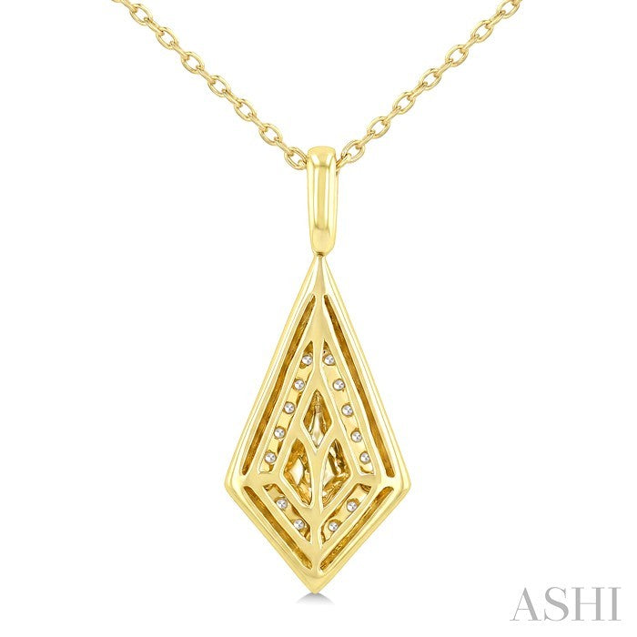 Kite Shape Diamond Fashion Pendant