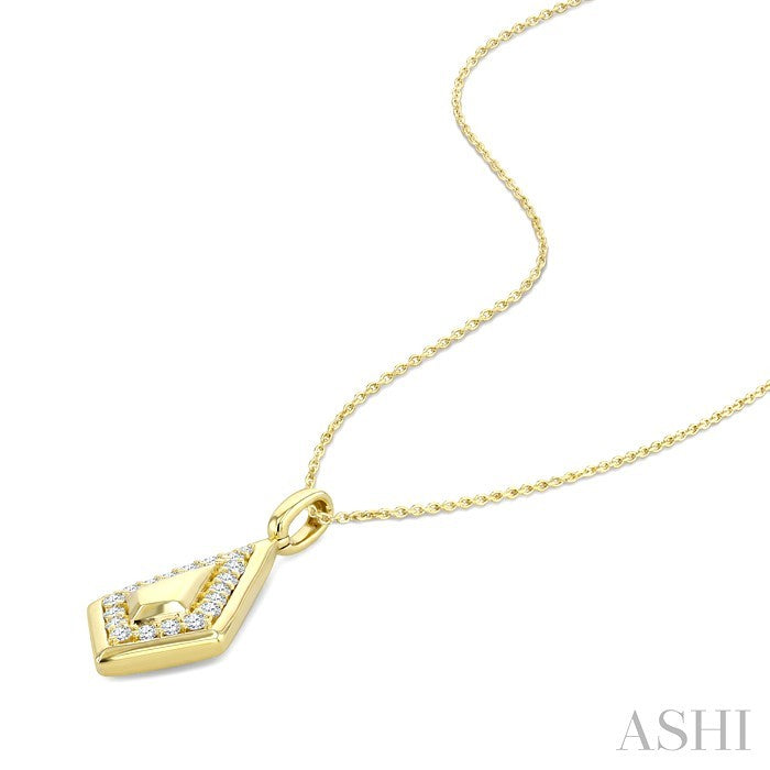 Kite Shape Diamond Fashion Pendant