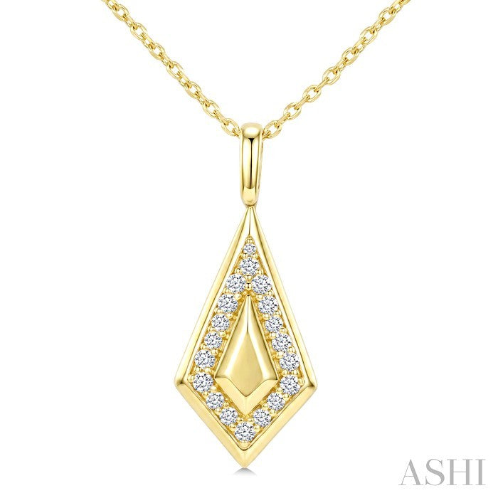 Kite Shape Diamond Fashion Pendant