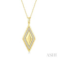 Rhombus Shape Diamond Fashion Pendant