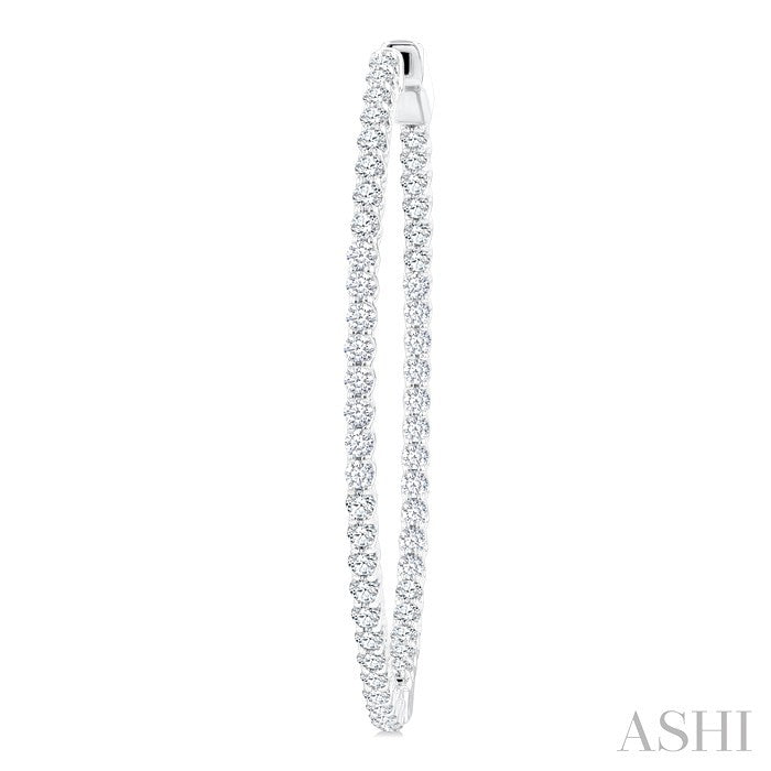 Inside-Out Diamond Hoop Earrings