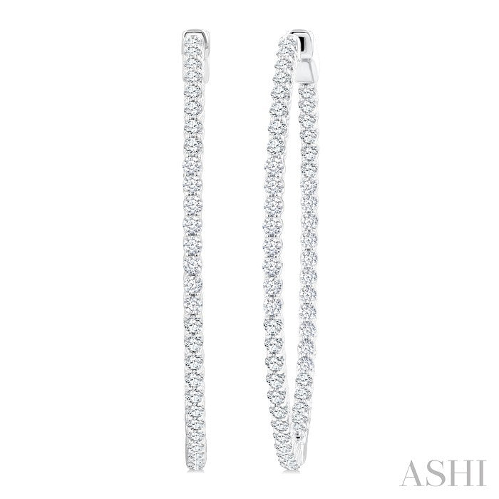 Inside-Out Diamond Hoop Earrings