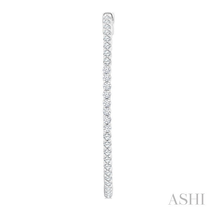 Inside-Out Diamond Hoop Earrings