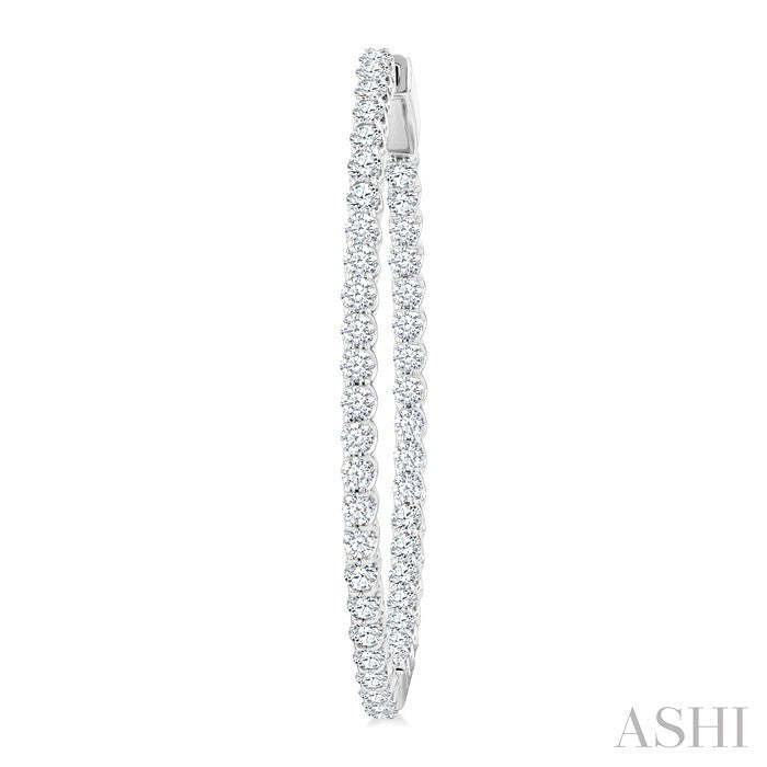 Inside-Out Diamond Hoop Earrings