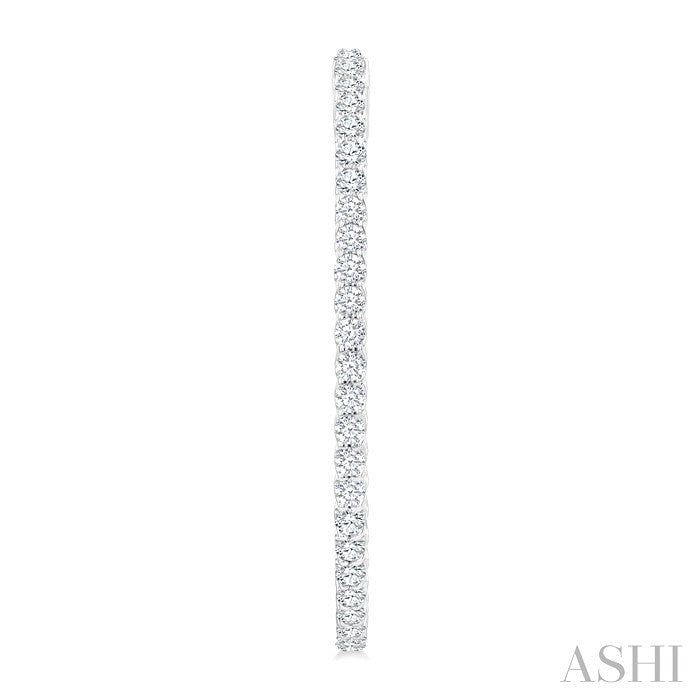 Inside-Out Diamond Hoop Earrings