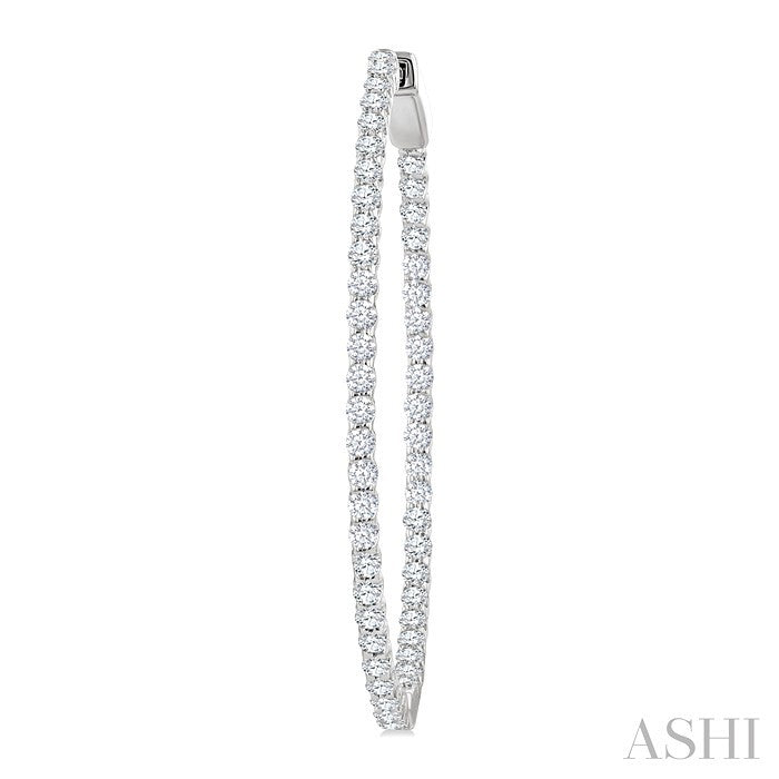 Inside-Out Diamond Hoop Earrings