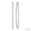 Inside-Out Diamond Hoop Earrings