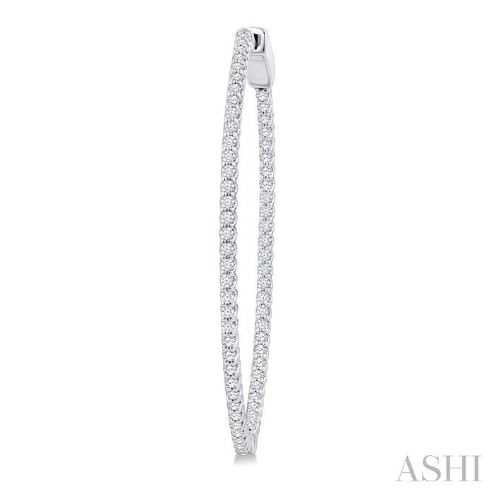 Inside-Out Diamond Hoop Earrings