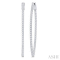 Inside-Out Diamond Hoop Earrings