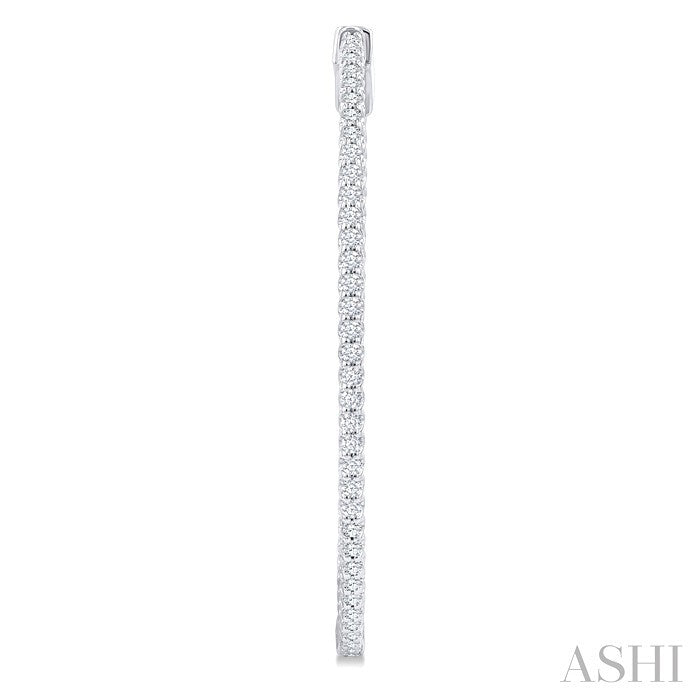Inside-Out Diamond Hoop Earrings