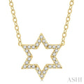 Star of David Petite Diamond Fashion Pendant