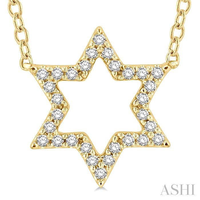 Star of David Petite Diamond Fashion Pendant