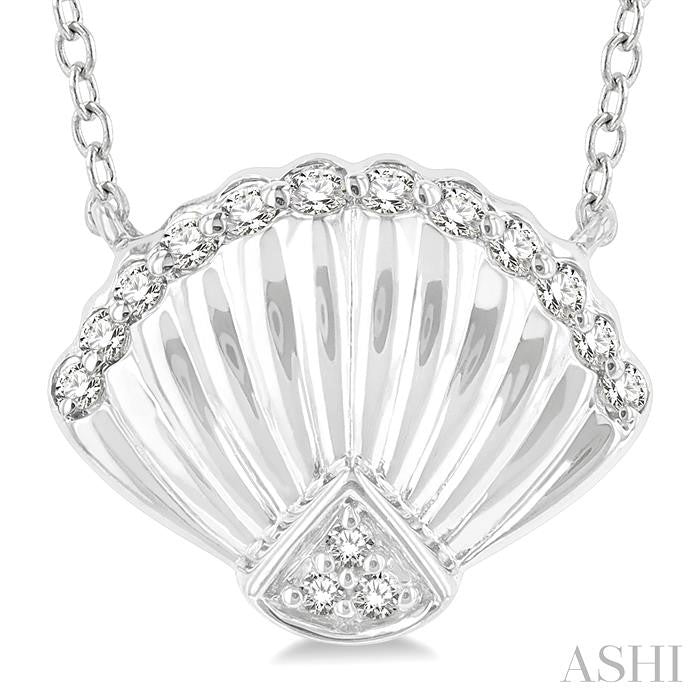 Seashell Petite Diamond Fashion Pendant