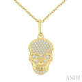 Skull Petite Diamond Fashion Pendant