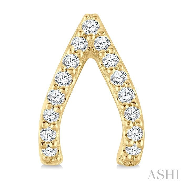 Wishbone Petite Diamond Fashion Earrings