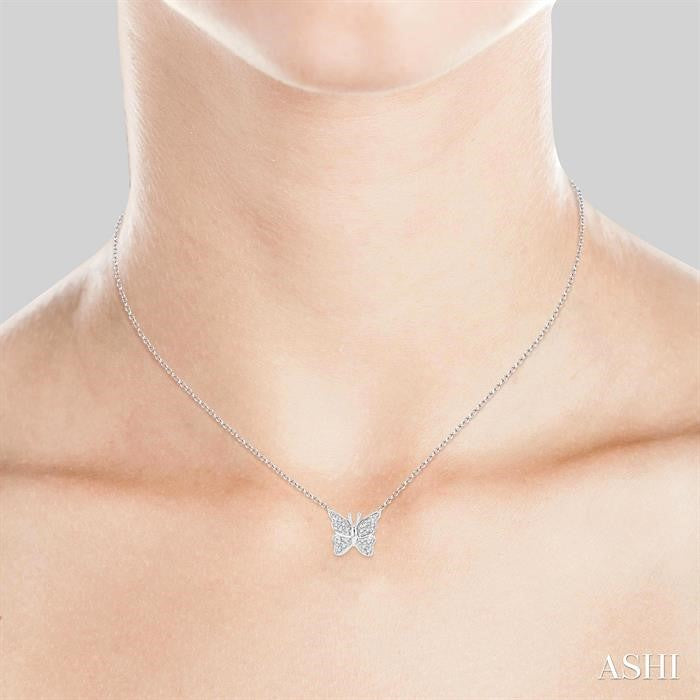 Butterfly Petite Diamond Fashion Pendant