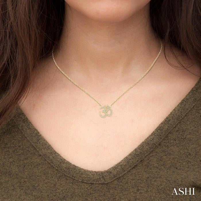 'Om' Petite Diamond Fashion Pendant