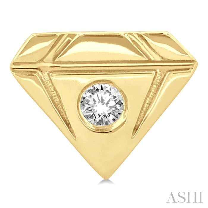 Diamond Shape Petite Diamond Fashion Earrings