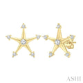 Star Petite Diamond Fashion Earrings