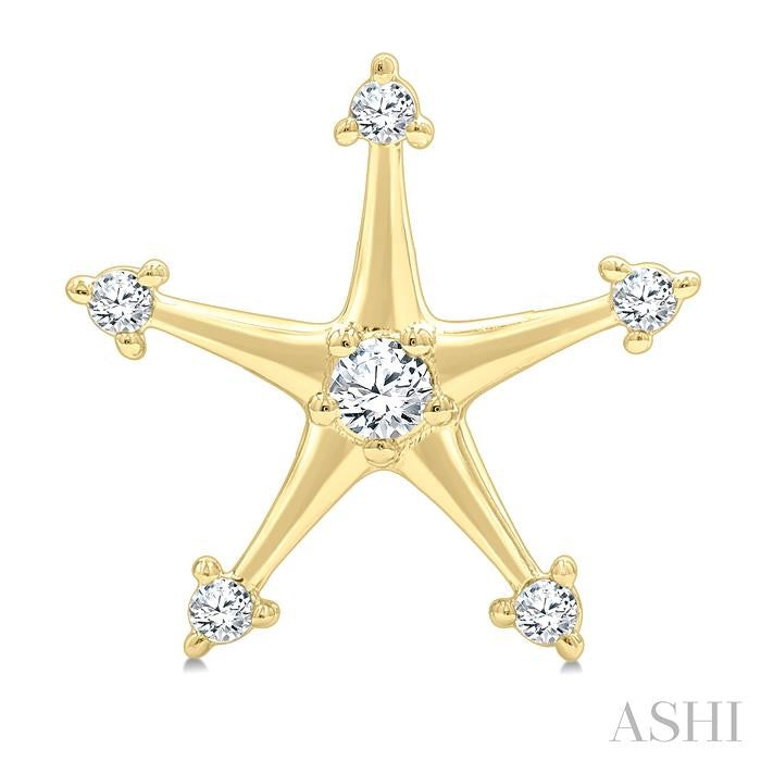 Star Petite Diamond Fashion Earrings