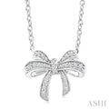 Bow Petite Diamond Fashion Pendant