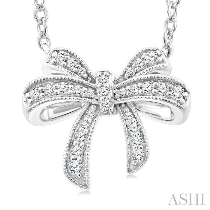 Bow Petite Diamond Fashion Pendant