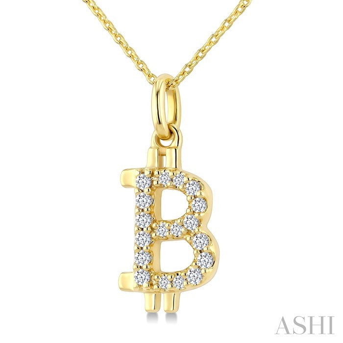 Bitcoin Diamond Fashion Pendant