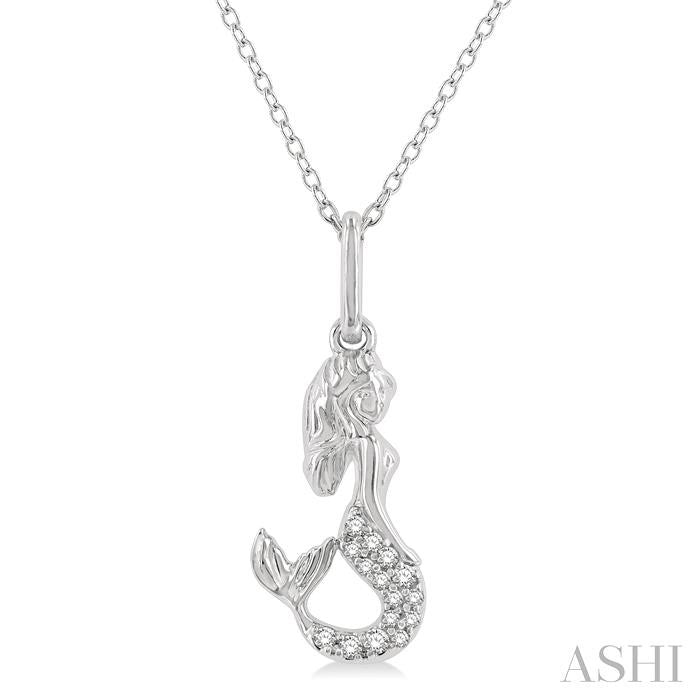 Mermaid Petite Diamond Fashion Pendant