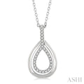 Pear Shape Petite Diamond Fashion Pendant