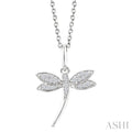 Dragonfly Petite Diamond Fashion Pendant