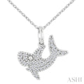 Shark Petite Diamond Fashion Pendant