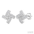 Knot Petite Diamond Fashion Earrings