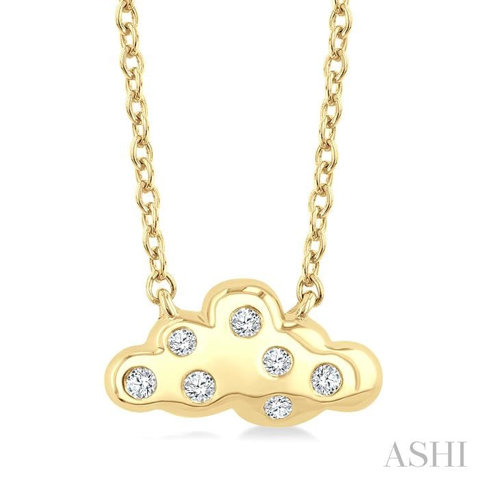 Cloud Petite Diamond Fashion Pendant
