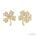 Clover Petite Diamond Fashion Earrings