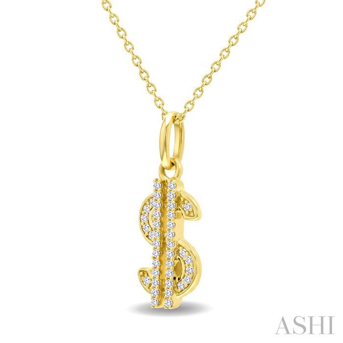Dollar Diamond Fashion Pendant
