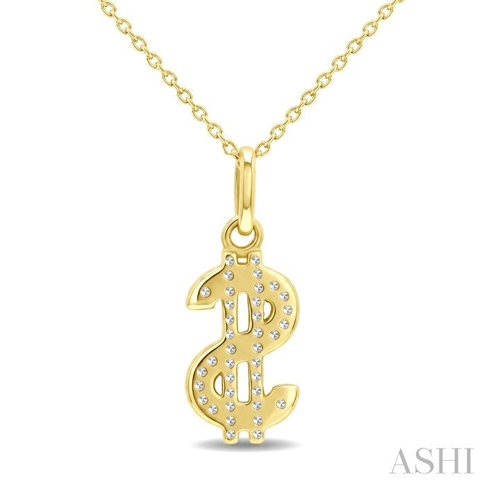 Dollar Diamond Fashion Pendant