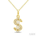 Dollar Diamond Fashion Pendant