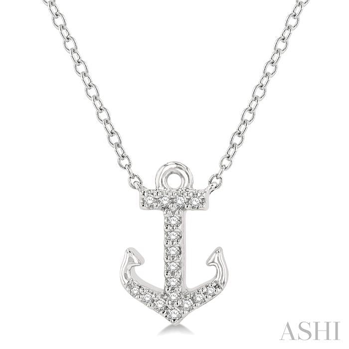 Anchor Petite Diamond Fashion Pendant
