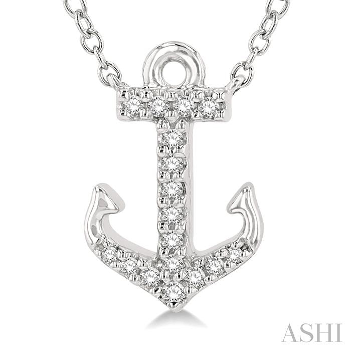 Anchor Petite Diamond Fashion Pendant