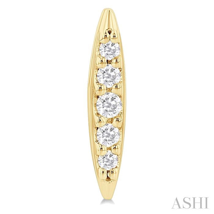 Boat Petite Diamond Fashion Earrings