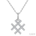 Hashtag Petite Diamond Fashion Pendant