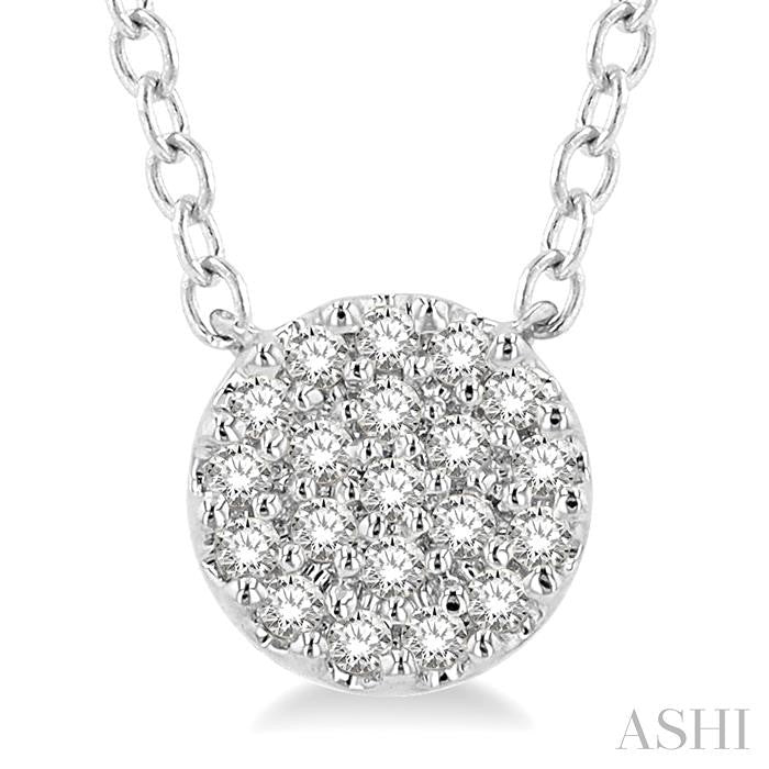 Disc Petite Diamond Fashion Pendant